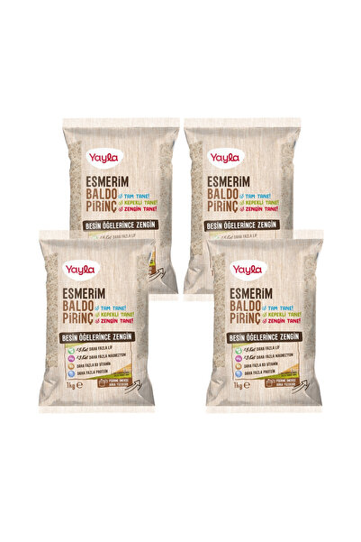 Yayla Esmerim Baldo Pirinç 1 kg x4