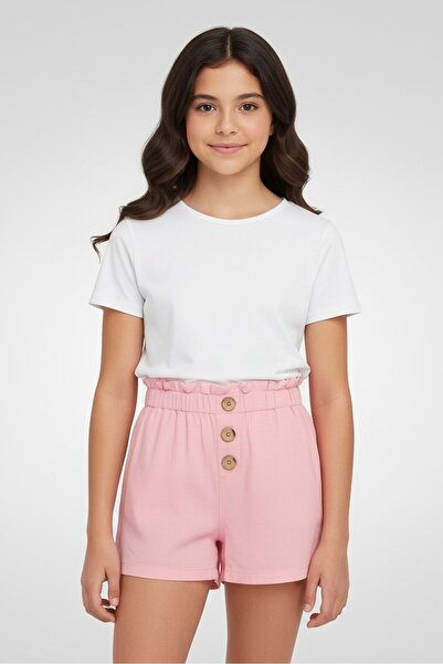 NANETTE LEPORE Kids Girl 2Pcs Floral Print Basic Shorts, Multicolor