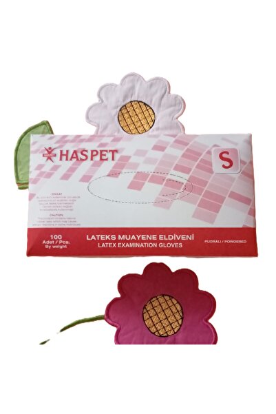 haspet lateks Haspet Powder-Free Latex Gloves Medium 100 Pcs