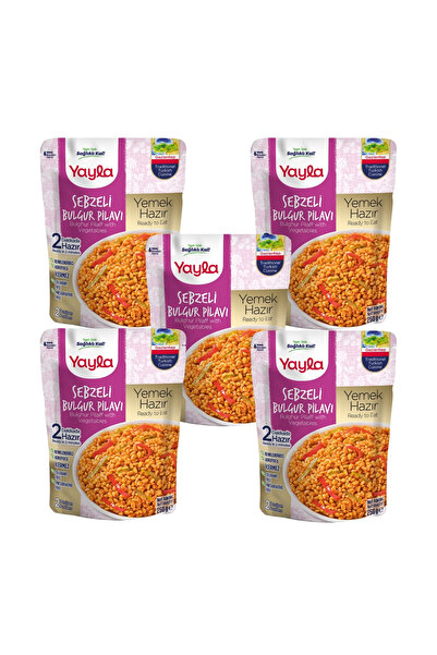 Yayla Yemek Hazır Sebzeli Bulgur Pilavı 250 gr x5