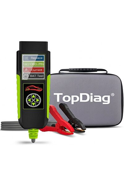 Jdiag Tester auto Topdiag BT400 4 în 1, testare baterie, tensiune pin OBD2, p...