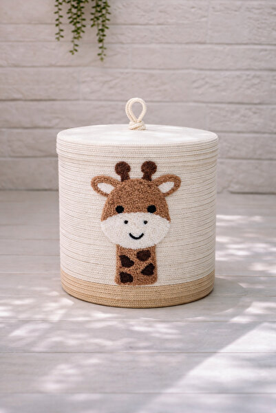 Berçak Home Coș de răchită pentru organizator pentru cameră pentru copii, cu ...