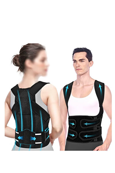ABJ Posture Corrector Back Brace Adjustable Full Back Support Relieves Upper ...