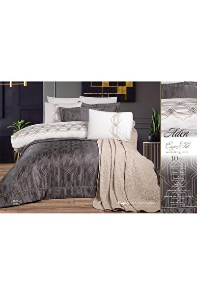 Bella Home Aden 10 Piece Advantageous Dowry Set - Cappuccino with Original Lu...