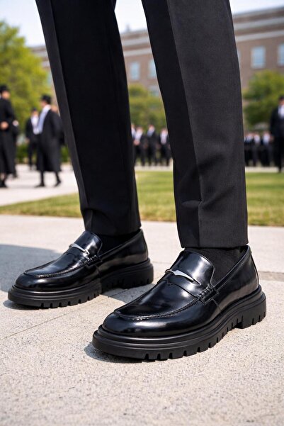 PATRICK CASSA Men's Casual Loafer 100% Genuine Cowhide Leather Comfortable an...