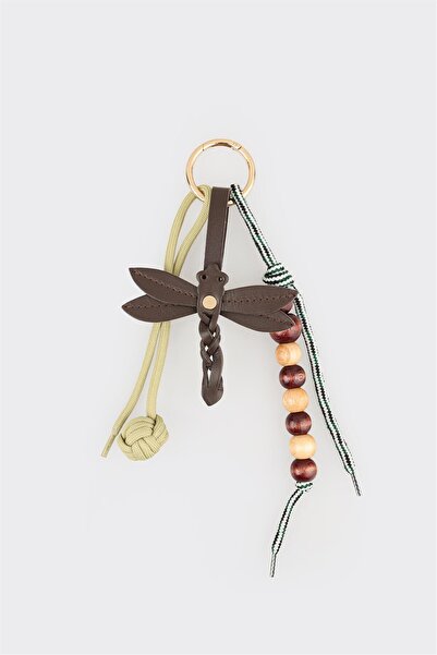 Elle Shoes Kahve Çanta Charm Anahtarlık
