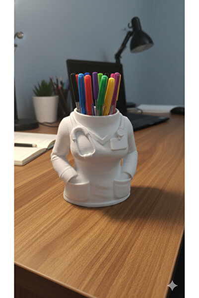 Kaya Hediyelik حامل أقلام طبي 12 × 7 سم بتصميم ثلاثي الأبعاد