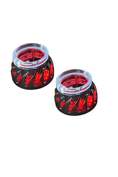 E.K.Tuning C13 ÇİFT RENK KIRMIZI BEYAZ ANGEL KAPAK 2.5 İNÇ