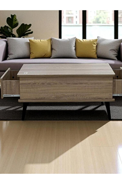 BEC39 Wooden serving table with storage drawers - modern and practical design