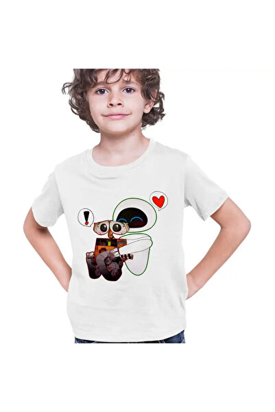 OEM Tricou Copii Baieti Wall-E Love Eve Dragobete Valentines Day Romantic