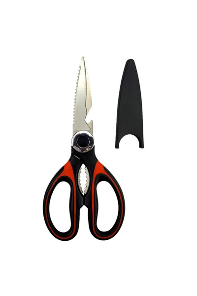 choice2 Red Kitchen Scissors Heavy Duty Premium Sharp Kitchen Shears with Str...