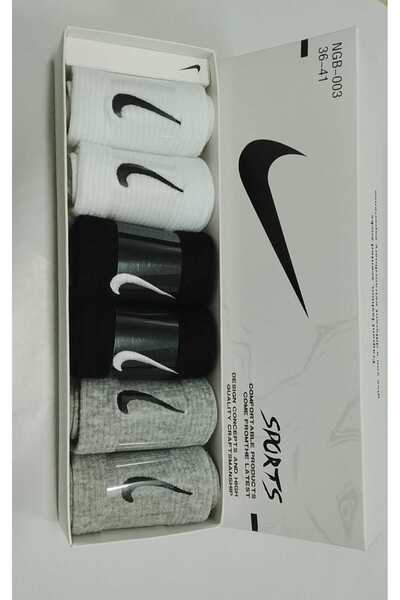 Nike Unisex Socks Set - 6 pairs, multicolor