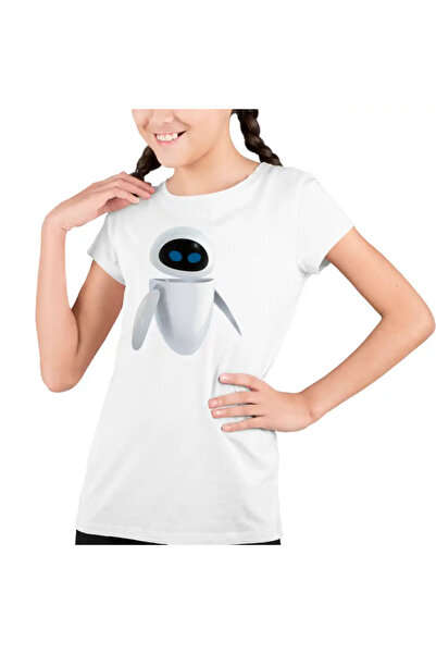 OEM Tricou Copii Fete Wall-E Robot Avansat Eve Viitor SF Desen Animat