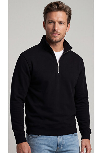 trendypassion Unisex Soft Textured 3 Thread O Oversized Zippered Dikyaka Swea...