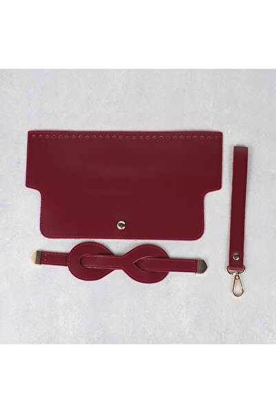Ritzz Bellis Cover Handbag Set - Claret Red