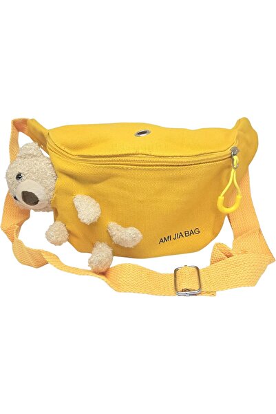 MINII MODZ Cute Teddy Embellished Kids Waist Bag