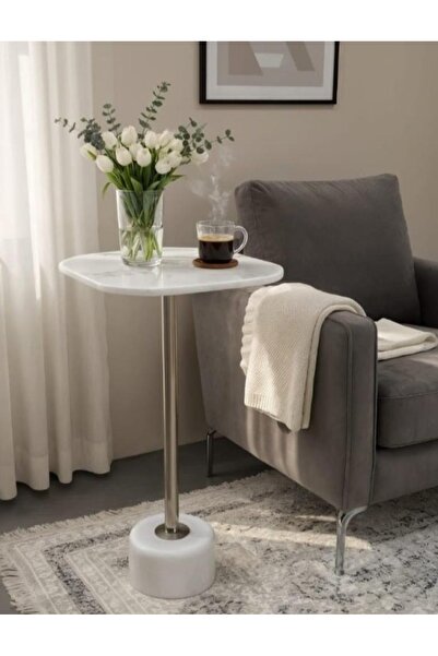 DEC49 Luxury side table with marble top