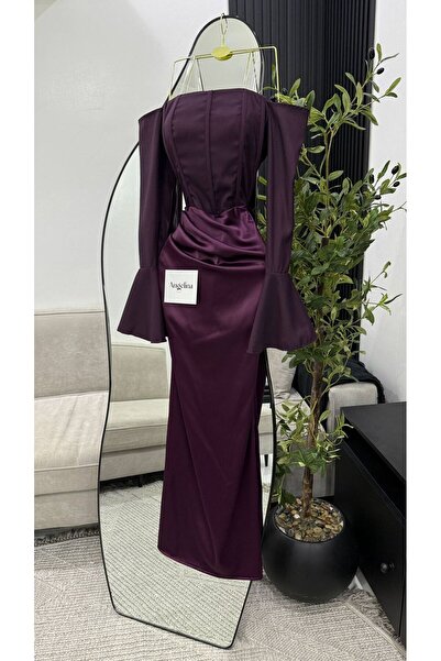 Angelinaa فستان قطوف