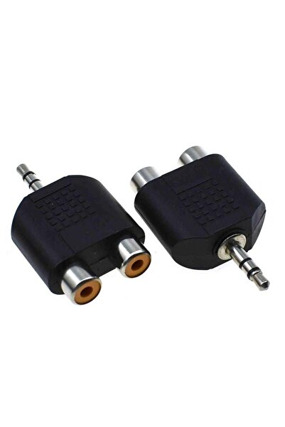 Powermaster 2 RCA Dişi-3.5 Mm Stereo Erkek Çevirici Jack