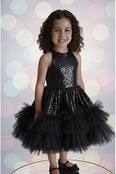 Asel Kids ДІВЧАТКА ПАЙЕТНА СУКНЯ СПЕЦІАЛЬНИЙ ДЕНЬ ПАРТІ