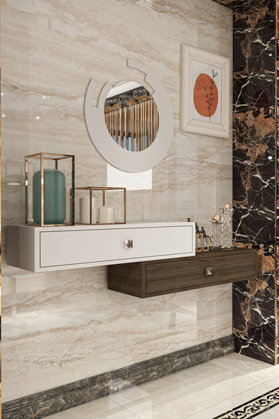 Givayo Mobilya BARD DRESUAR - İkili Model - Duvara Monte Kullanım