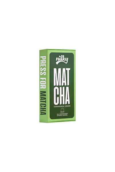 NİLKY ماتشا الاحتفالية درجة 10 كبسولات - متوافقة مع نسبريسو