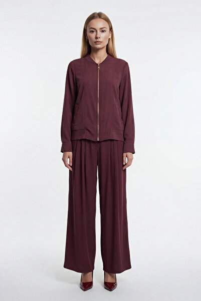 MAQ DESIGN سترة نسائية بقصة مستقيمة وسحاب من BOEY