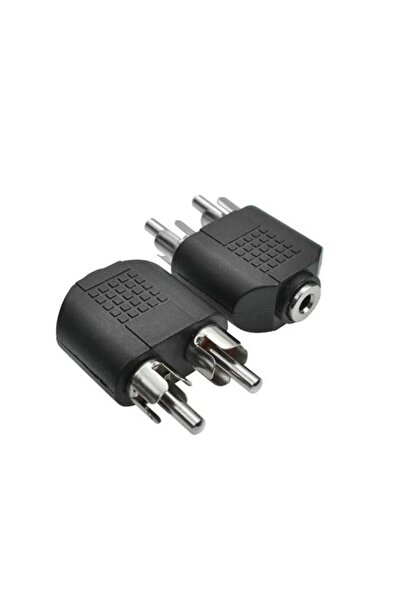 Powermaster 3.5 Mm Stereo Dişi / 2 Rca Erkek Çevirici Jack