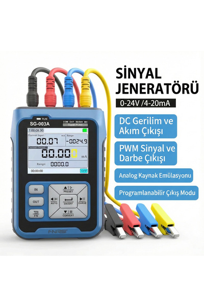 FNIRSI SG-003A 0-10V Ayarlanabilir Akım Gerilimi Simülatörü ve Sinyal Jeneratörü