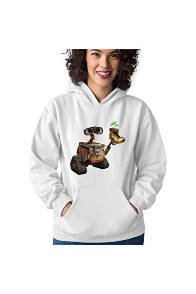 OEM Women's Hoodie Wall-E Plant Flower Boot Slipper Robot Future