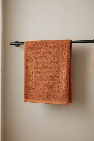 Anılsan Luna Tile Hand Towel - 50X90 Cm, 230Gr, 100% Cotton, Spa and Hotel To...