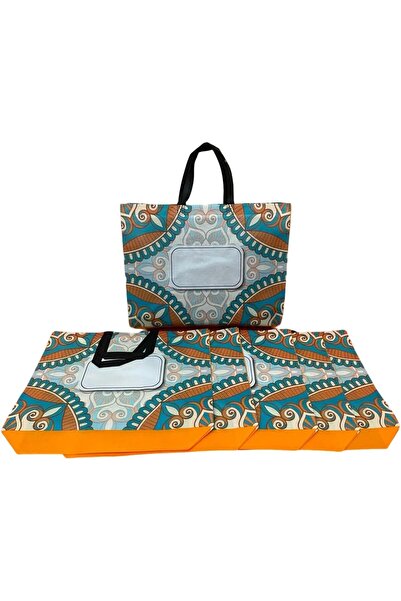 Generic 12 Pieces Re-usable Gift Bags with Handles Non-woven Trendy Packaging...