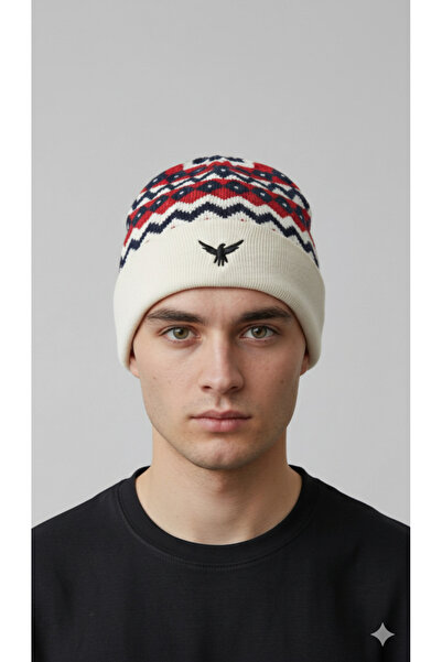 NSRKNİTWEAR Color Gradient Custom Logo Winter Unisex Knitwear Beanie