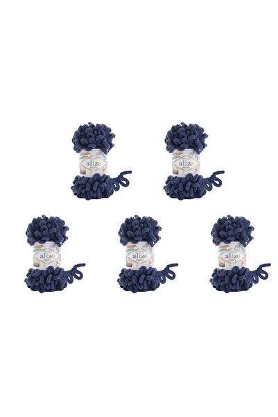 Alize 5 Pcs Puffy 215 Micropolyester Hand Knitting Turkish Yarn For Blanket