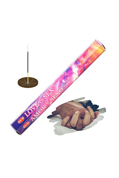 Hem Tütsü Love & Sex Kokulu Çubuk Tütsü – Romantik ve Çekici Atmosfer İçin