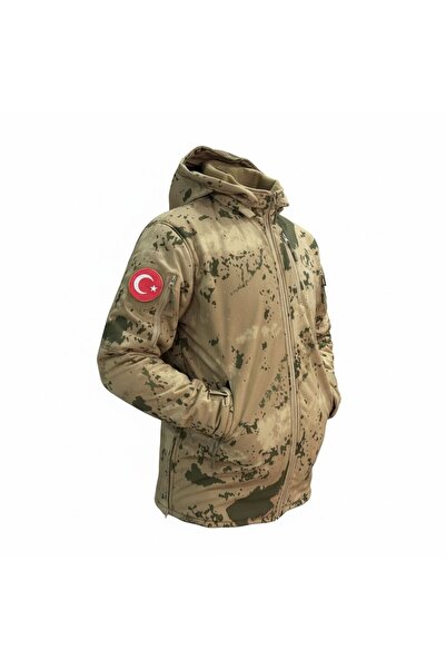 DOĞAN ASKERİ MALZEME Jandarma Çöl Kamuflaj Softshell Su- Rüzgar Geçirmez Soğu...