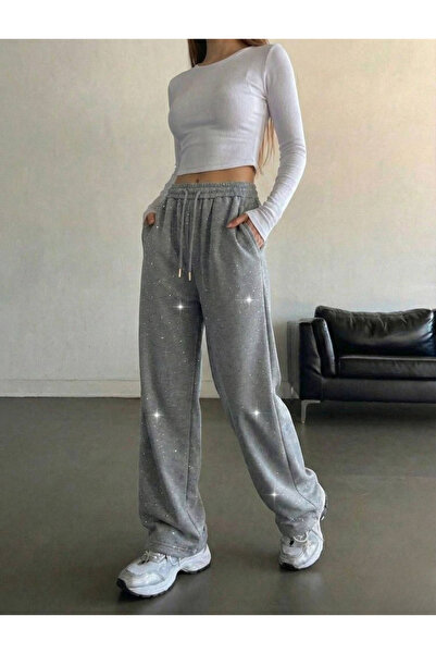 Gofeel Glow Silvery Baggy Unisex Sweatpants