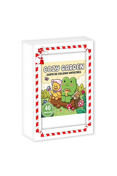 Legendary Gifts Martisor de colorat, format A6 in cutie, model: Cozy Garden