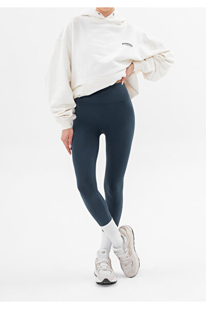 OEM Colanți de damă, culoare albastru prusac - XS/S