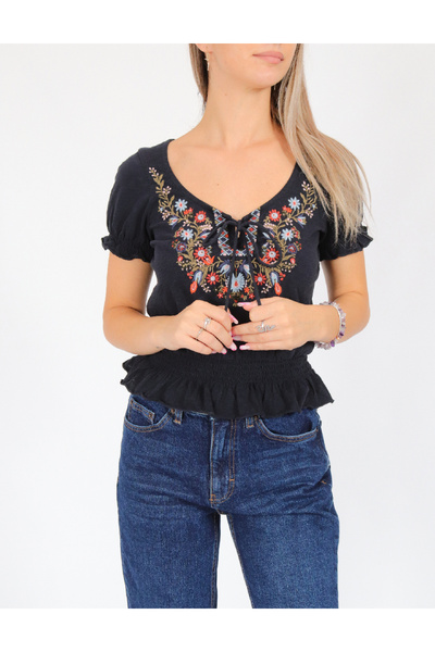 Evendi Blouse, Navy blue