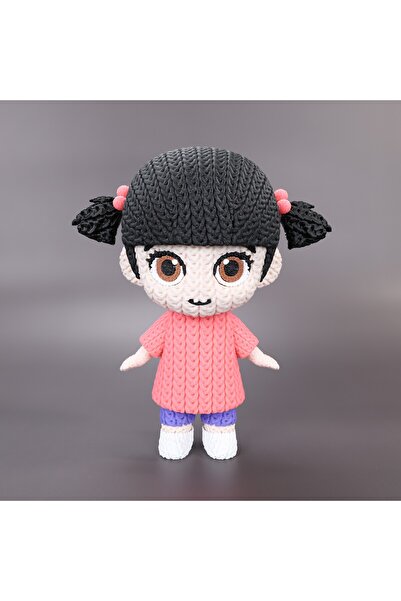 Fud3D مجسم بوي من شركة مونسترز إنك، بمظهر محبوك، 15 سم - مجموعة الوحوش اللطيفة