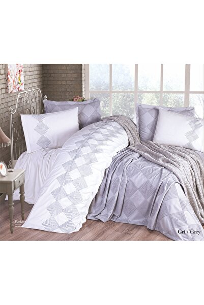 Bella Home Diana 10 Piece Advantageous Dowry Set - Gray with Original Luxury Box