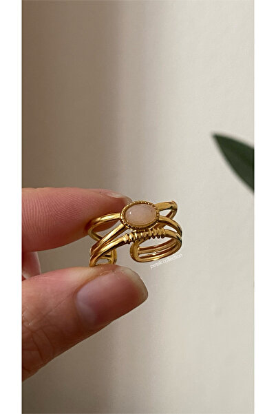 Petek Collection خاتم فولاذي عتيق الطراز مع حجر طبيعي