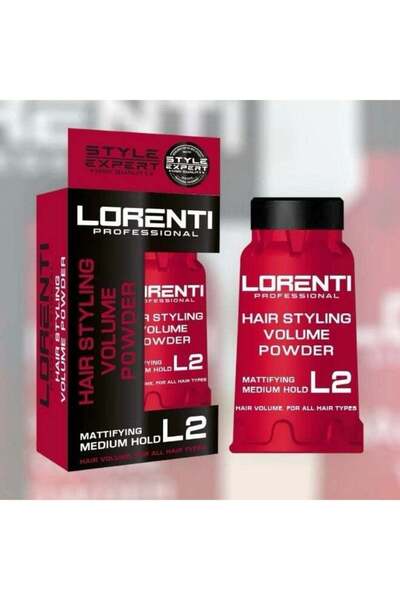 LORENTİ Hair Styling Powder Wax L2 Mattifying Medium Hold Volume Powder 30gr