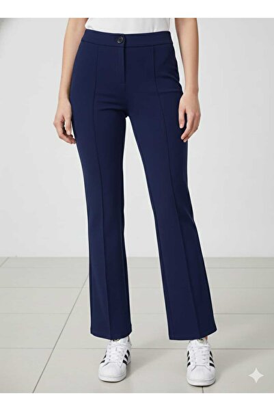 AVK MODA Жіночі штани з крепової тканини з еластаном
