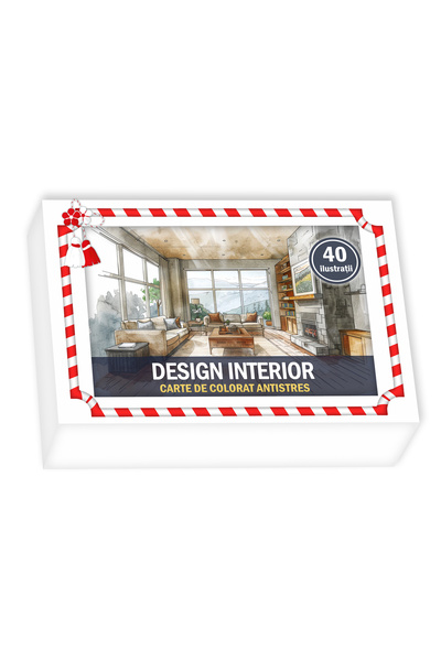 Legendary Gifts Coloring book, A6 format in box, model: Interior Design