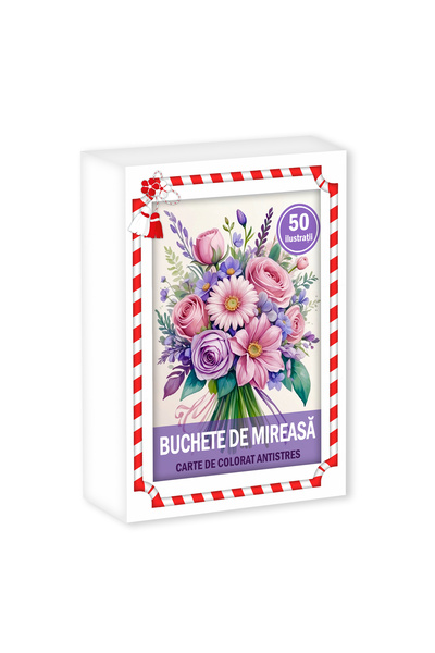 Legendary Gifts Coloring book, A6 format in box, model: Bridal Bouquets