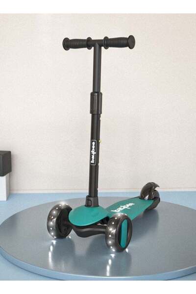 BAYBEE Alpha Kick Scooter for Kids, Smart 3 Wheel Kids Scooter with 4 Height ...