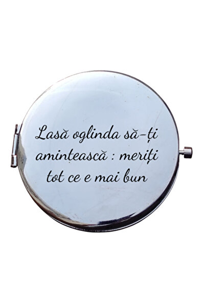magazinu de gravura Personalized purse mirror with message – Let the mirror r...