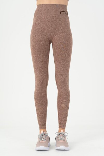 MARATON Seamless Women's Brown Melange- Leggings